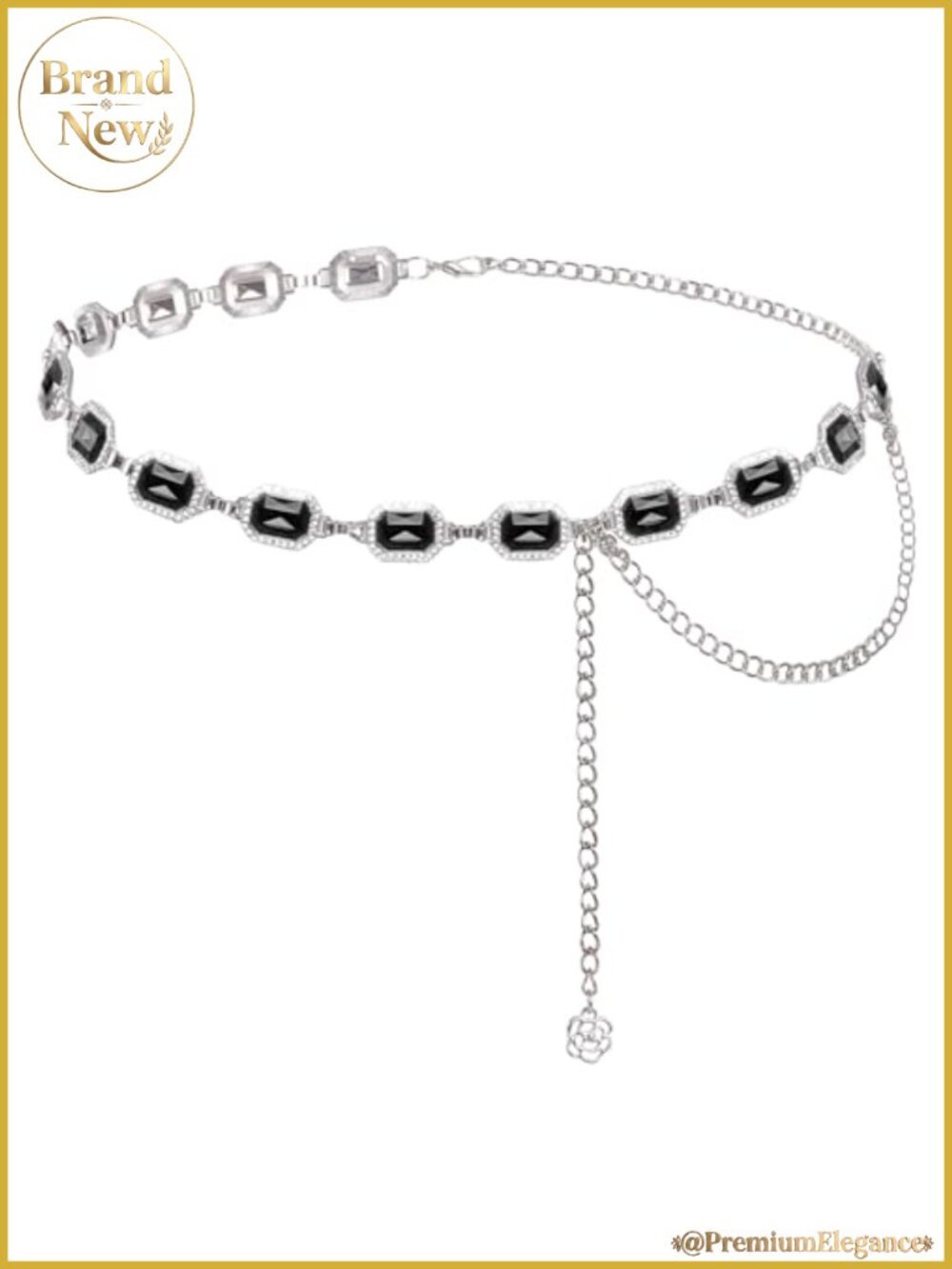 Red Chain Belt Western Rhinestone Cowgirl Waist Chain